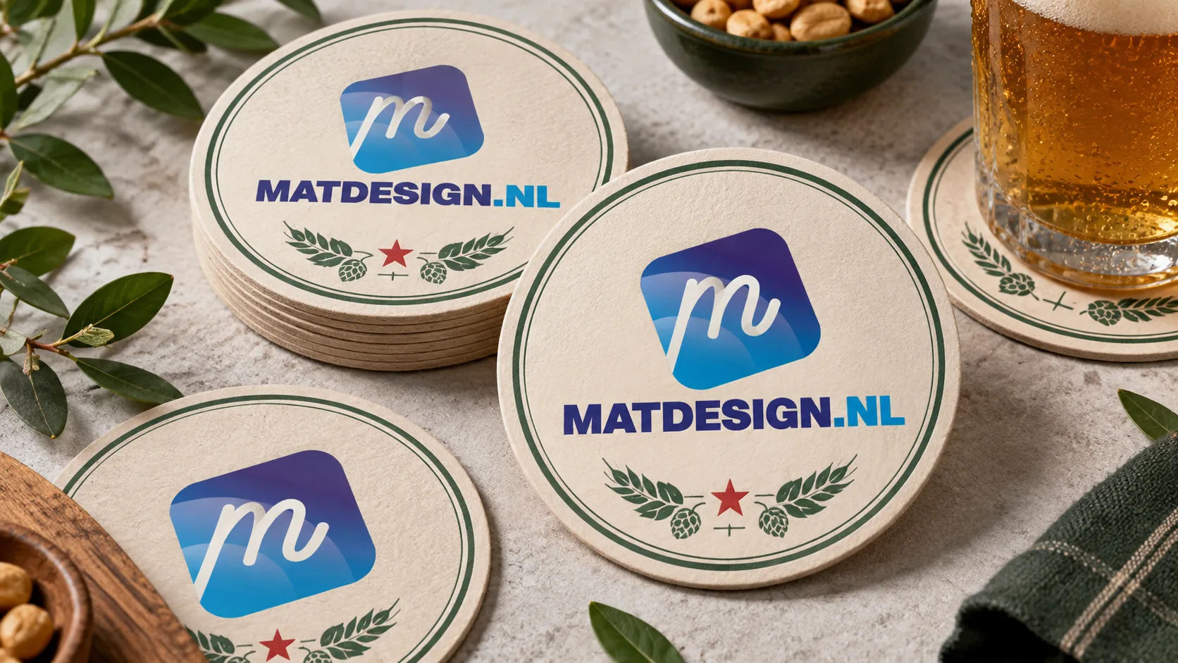 Bedrukte bierviltjes als effectief marketingmiddel